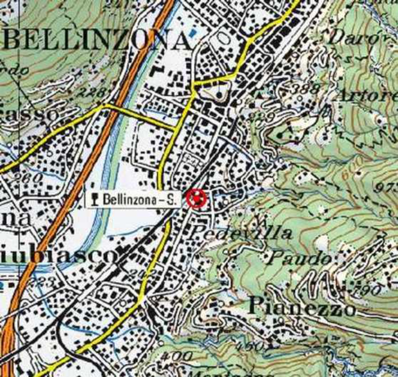 Situazione generale , Appartamento affitto, 6512 Giubiasco