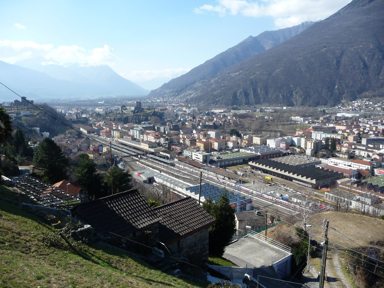 Vista verso sud , Terreno vendita, 6500 Bellinzona