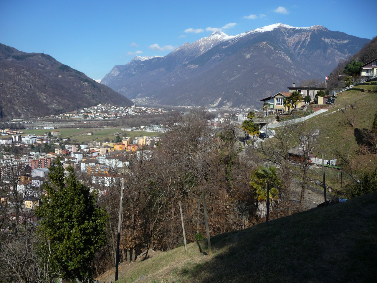 Vista verso nord , Terreno vendita, 6500 Bellinzona