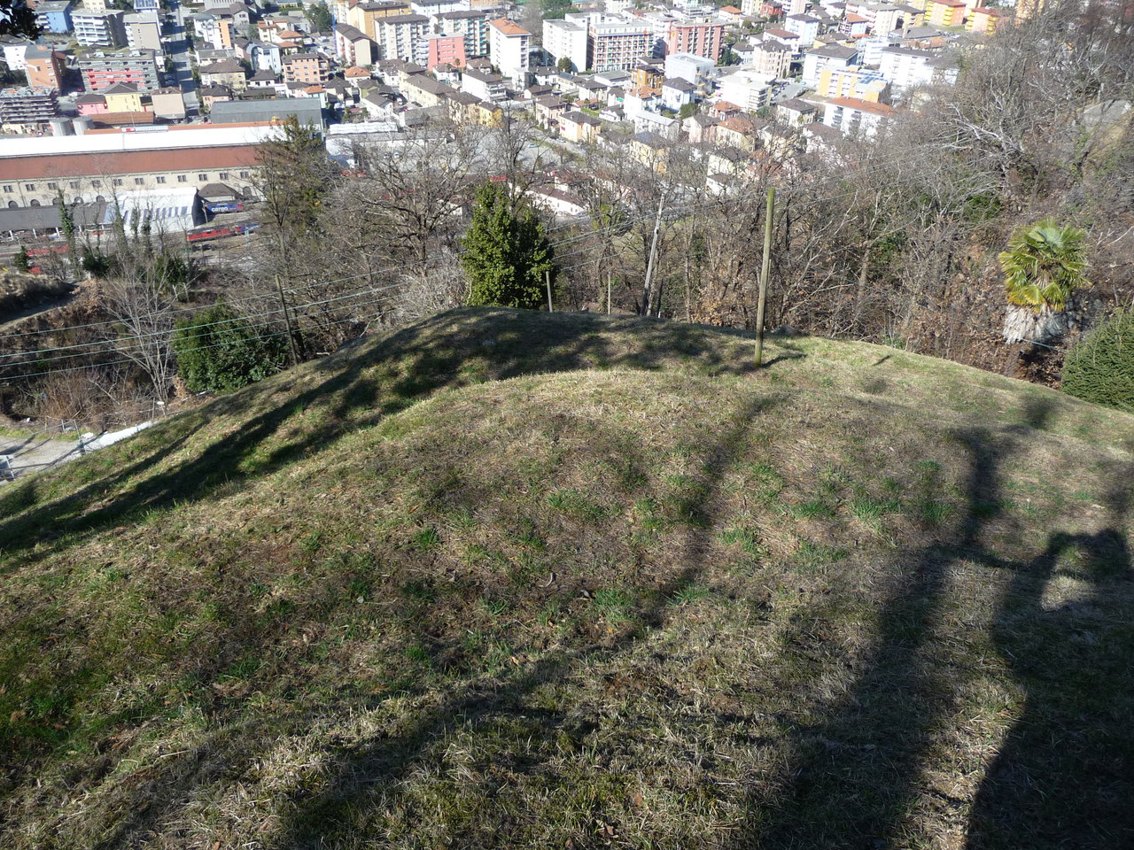 Vista dall'alto del terreno , Terreno vendita, 6500 Bellinzona