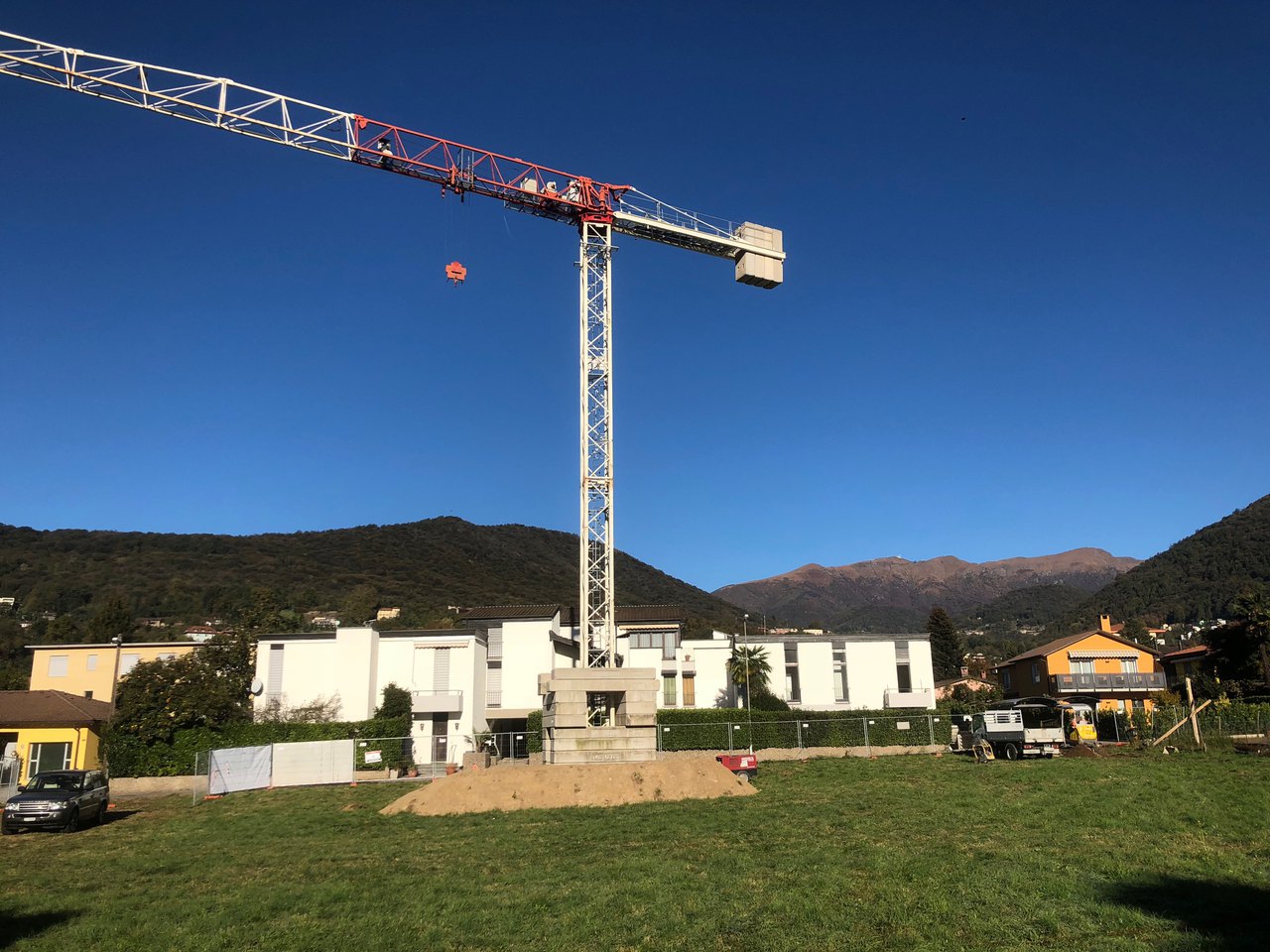 Inizio del cantiere , Appartamento vendita, 6987 Caslano