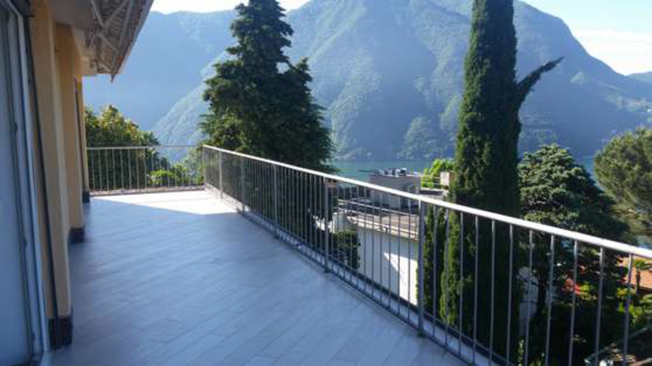 Terrazza con vista , Attico affitto, 6977 Ruvigliana