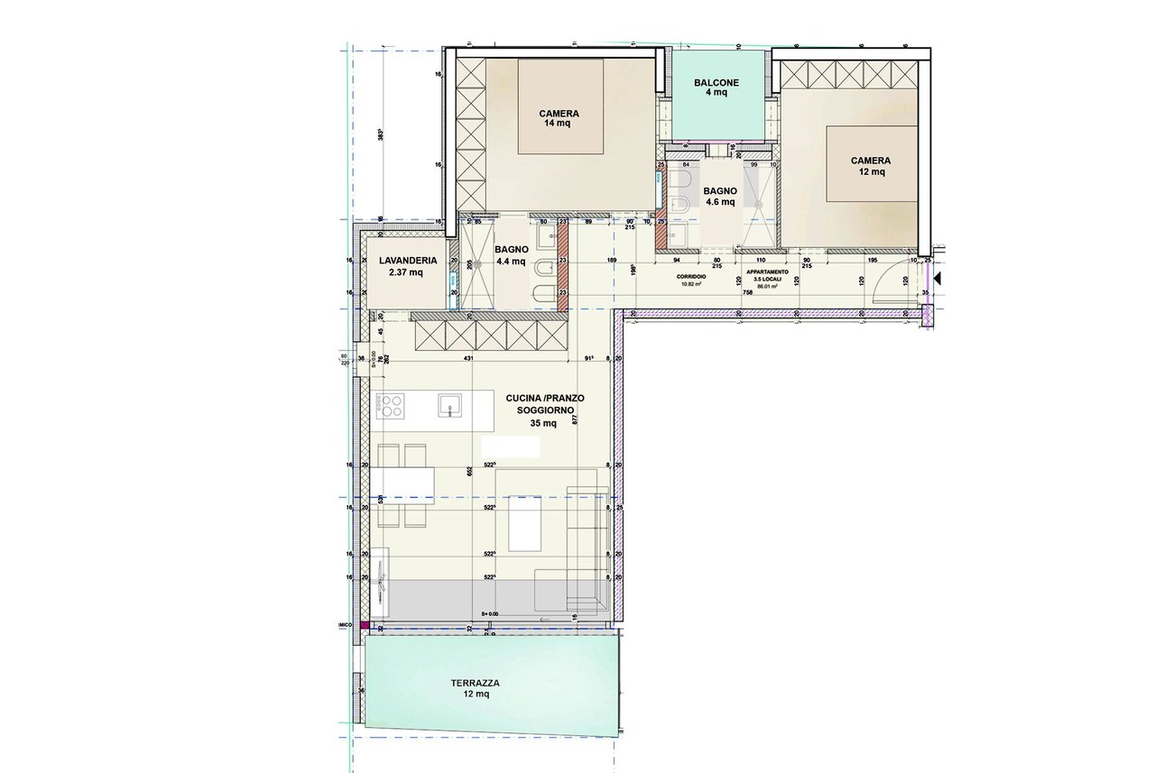 Immagine 10 , Wohnung zu verkaufen, 6900 Massagno