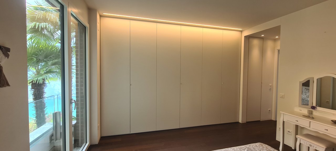 Camera matrimoniale , Wohnung zu vermieten, 6974 Aldesago