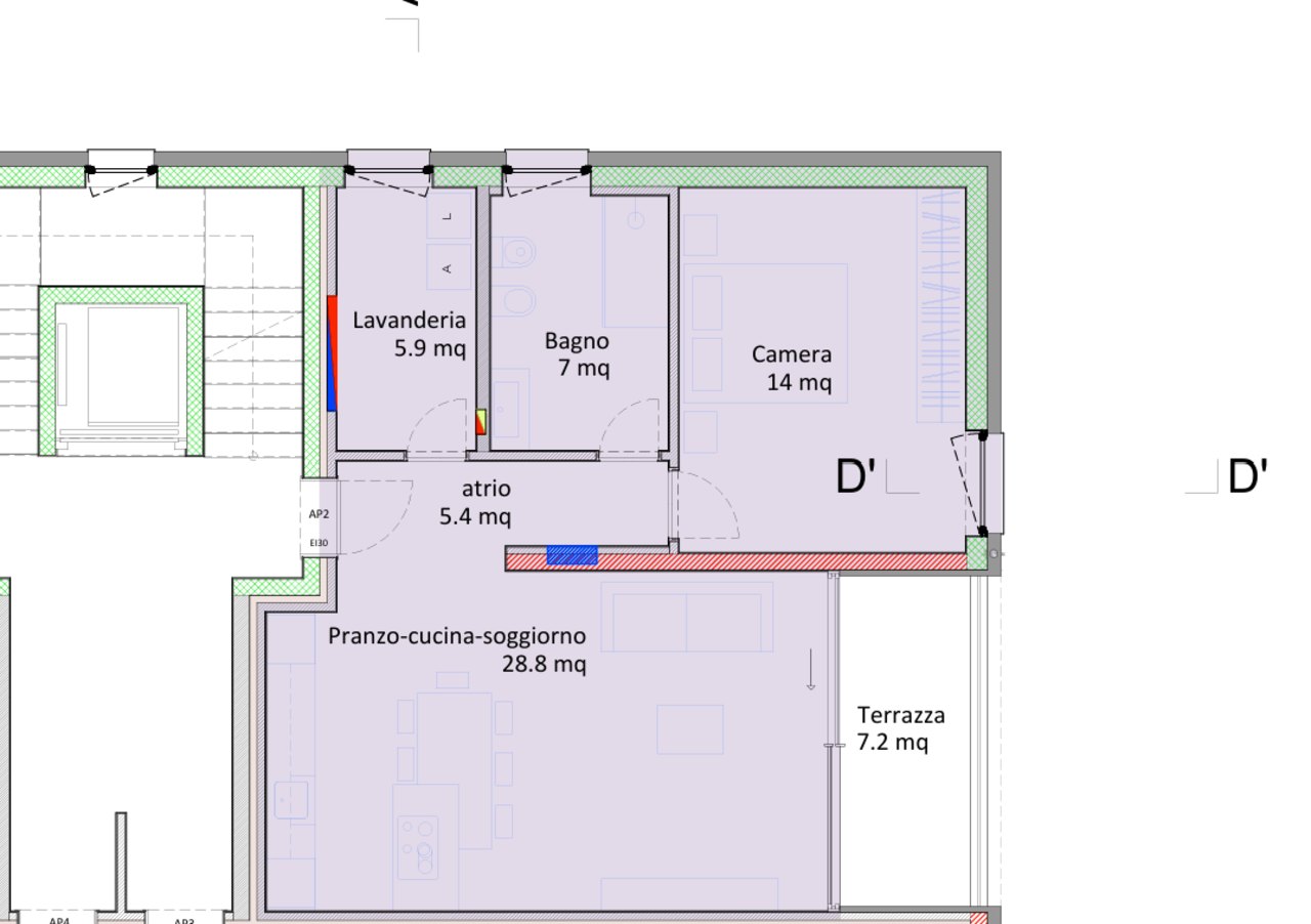 Immagine 10 , Wohnung zu verkaufen, 6874 Castel San Pietro
