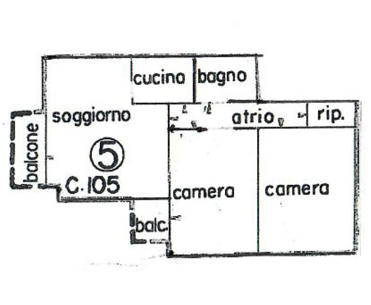 Planimetria , Wohnung zu verkaufen, 6974 Aldesago