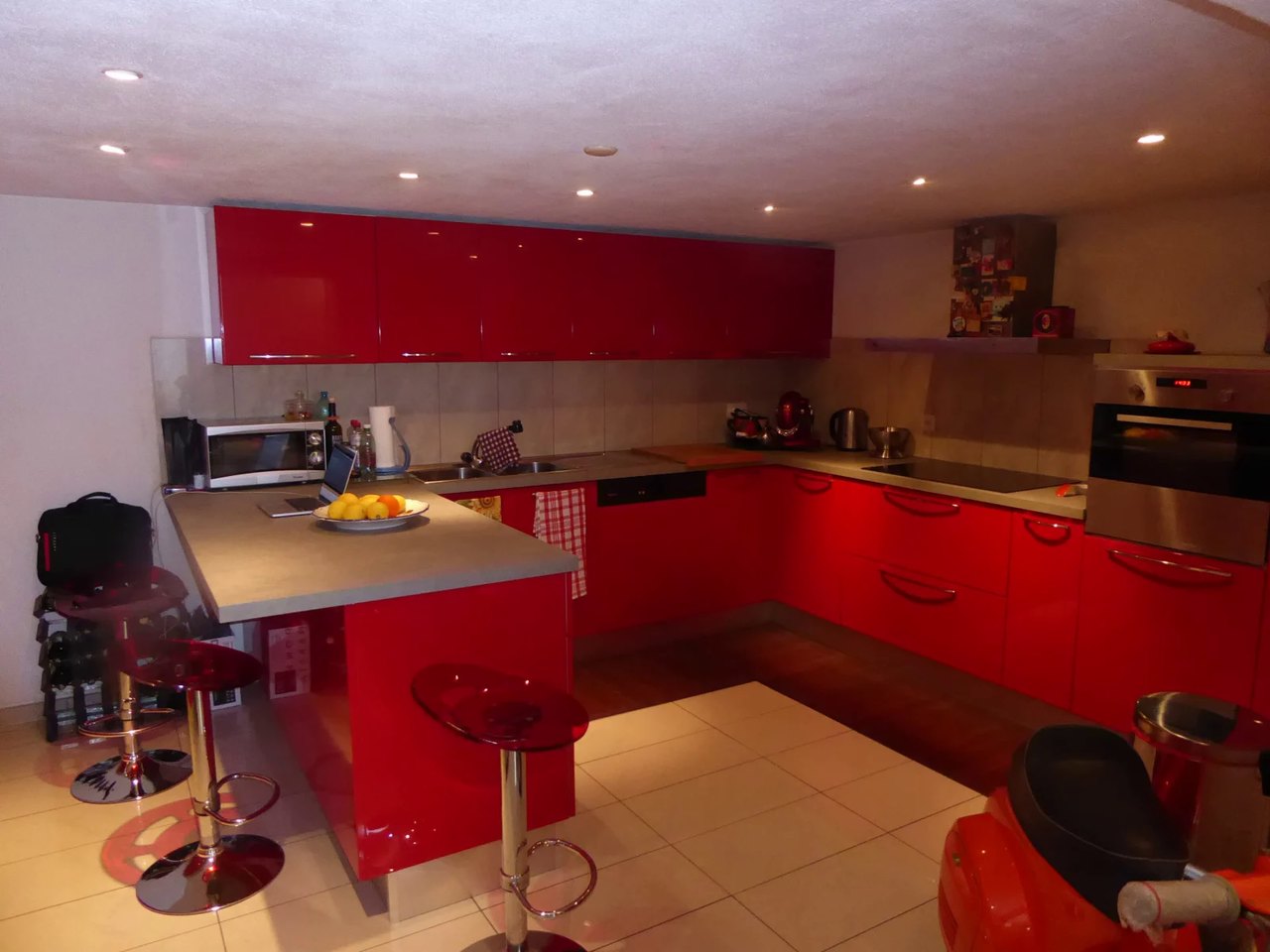 Cucina moderna abitabile , House for sale, 6825 Capolago