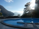 Stupenda piscina con vista lago , Apartment for rent, 6976 Castagnola